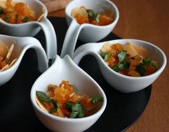 Apricot-coriander salsa